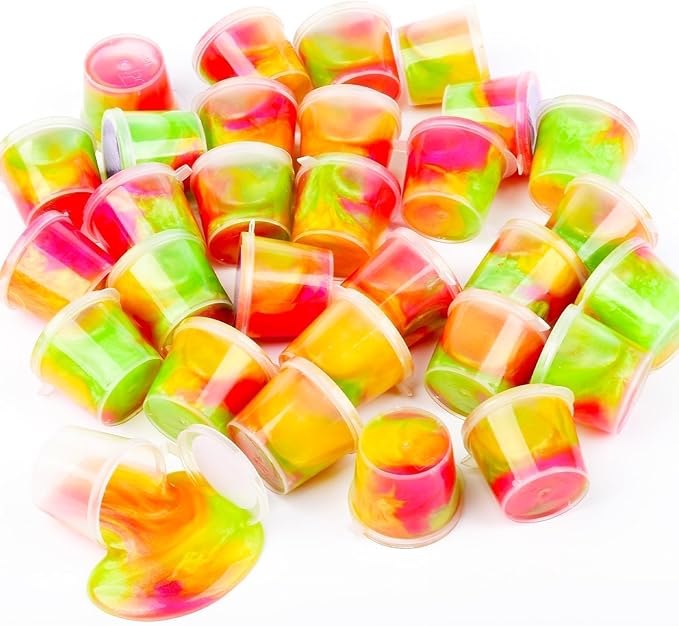 24 Pack Galaxy Slime Putty, Party Favors for Kids, Non-Sticky Galaxy Slime Packs, Party Favors for Kids Goodie Bag Stuffers, Stress Relief Toy for Girl and Boys 6 7 8 9 10 11 12