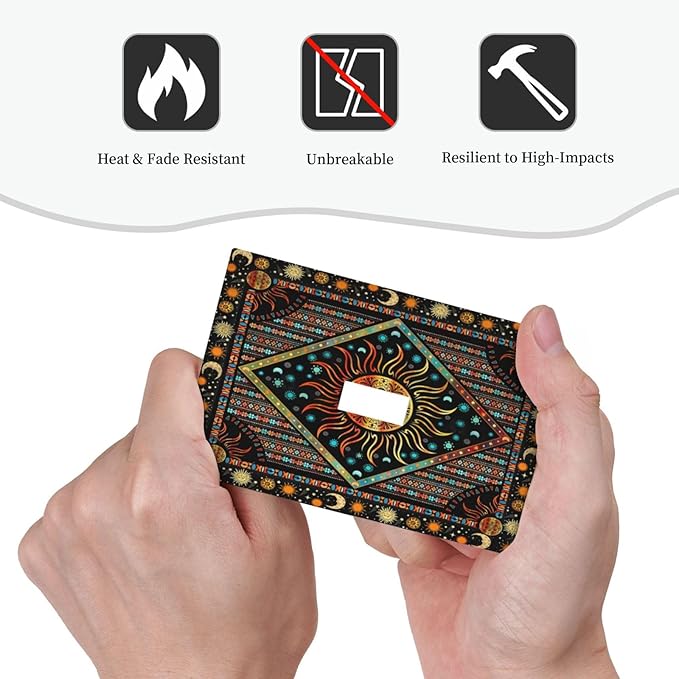 Light Switch Cover Boho Burning Sun Hippie Retro Bohemian Gypsy 1 Gang Wall Plate Cover Single Toggle Outlet Covers Decorative Switchplate Electrical Faceplate for Bathroom Home Decor