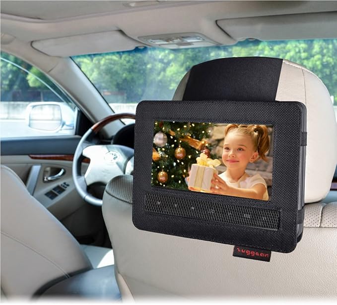 ZugGear DVD Player Headrest Mount Holder Portable DVD Player Mount Car Back seat Headrest Holder for Swivel & Flip 10 inch to10.5 inch