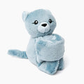 HUGIMALS Hug Babies Frankie the Cat Cute Mini Plush Stuffed Animal Bracelet for Kids | Soft & Cuddly Portable Comfort Adorable On-The-Go Companion for Travel School & Adventures Ages 2+