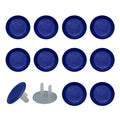 Baby Safety Outlet Plug Electrical Socket Covers, Pure Blue Color