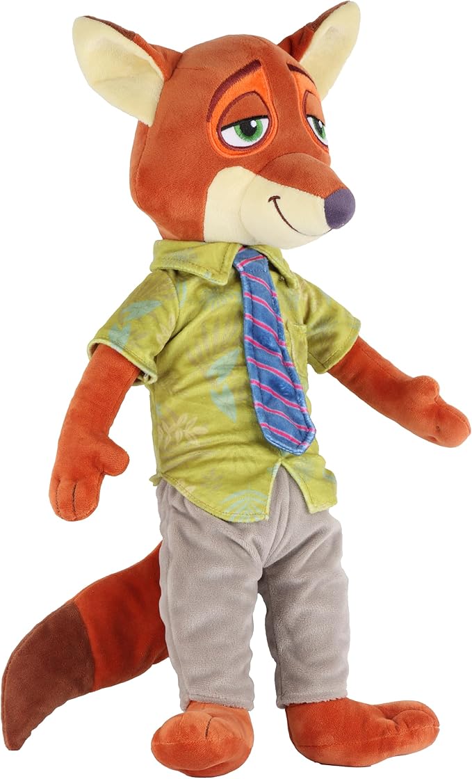 Jay Franco Plush Pillow Buddy – 22 Inch Ultra-Soft Stuffed Character Plushie & Cozy Pillow, Official Licensed Zootopia Product, Orange – Nick Wilde
