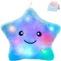WEWILL 13'' Creative Twinkle Star Glowing LED Night Light Plush Stuffed Animals Toys Birthday Christmas Holiday Valentines Gifts for Toddlers Girls(Blue)
