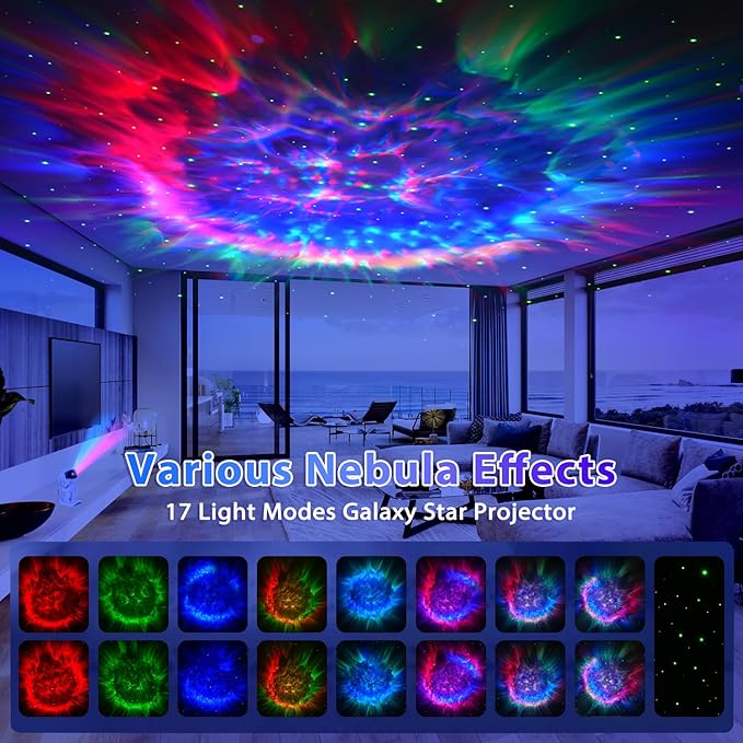 Astronaut Galaxy Projector, Star Projector, Night Light for Kids with Timer and Remote, Room Decor, Galaxy Projector for Bedroom, Birthday Gifts for Adults Teen Girl Gifts