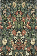Light Switch Cover Plate Vintage Dark Floral William Morris Green Flower 1 Gang No Device Blank Electrical Wall Plates Faceplate Decorative Switch Plate for living Room Home Decor