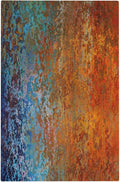 Red/Celestial Blue Rust Colorful Metal Rusty Light Switch Cover Single Blank Wall Plates Decorative No Device Faceplate for Bathroom Bedroom Home Decorate