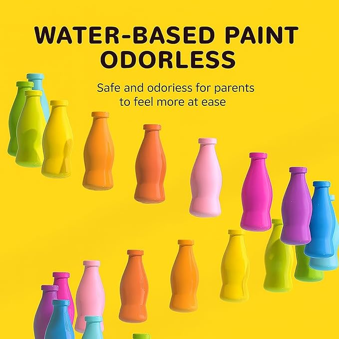 Bottle Color Match Game, Fun Family Board Game for Kids 8-12, Bottle Collision Game for 2-4 Players with Metal Handheld Counters, Perfect for Travel Camping Holidays Party Night (New Version)