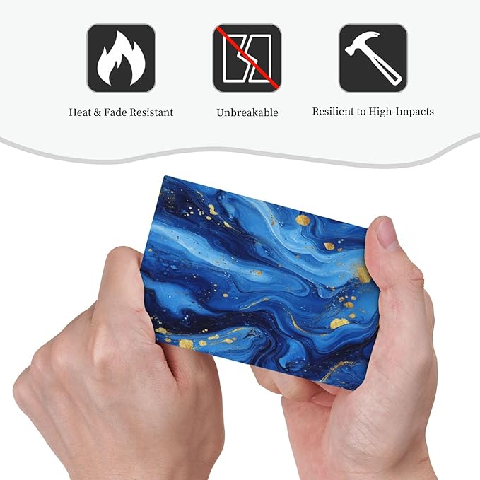 Light Switch Cover Plate Navy Blue Gold Marble Abstract Luxury 1 Gang Blank No Device Decorative Outlet Covers Electrical Wall Plate Switchplate for Bathroom Home Decor