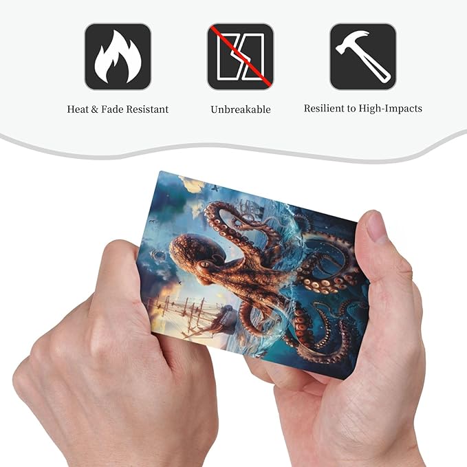 Light Switch Covers Deep Ocean Octopus Sailboat Sea Monster Decorative Switch Plates 1 Gang Blank No Device Outlet Covers Electrical WallPlates for Bathroom Bedroom Decor