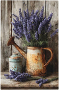 Rustic Flowers Lavender Purple Floral Oil Painting Light Switch Cover Plate 1 Gang No Device Blank Electrical Wall Plates Faceplate Decorative Switch Plate Covers for Farmhouse Bedroom Decor