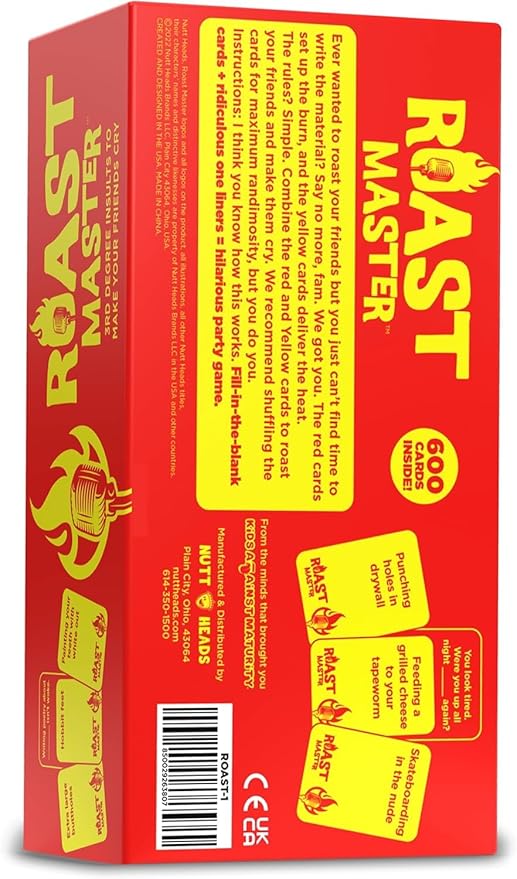 Kids Against Maturity: Funny Family Card Game for Kids Ages 17+ & Parents, Teens & Adults | Hilarious Party Game for Family Game Night | Super Fun (Roast Edition)