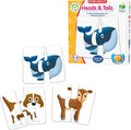 The Learning Journey: My First Match It! - Head and Tails - 15 Self-Correcting Animal Memory Matching Puzzles Games - Educational Activities for Learning - Preschoolers Age 2-5 - Award Winning Toys