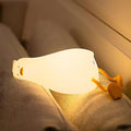 Rytinazzz Lying Cute Duck Lamp Night Light for Kids,Cute Room Decor Silicone Duck Lamp for Baby,Night Lights for Baby Nursery,3-Colors USB Rechargeable Gift for Kids Boys and Mothers Day Gifts
