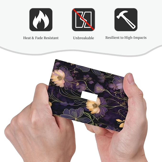 Modern Boho Vintage Gold Purple Dark Floral Modern Abstract Flowers Decorative Light Switch Cover 1 Gang Single Toggle Device Electrical Faceplate Switchplates Decorator Outlet Wall Plate for Bedroom