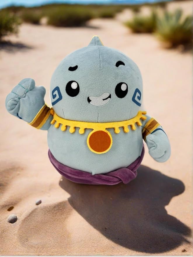 8 Inch Mirage The Djinn Plush- Ultra Soft & Squishy- Made from Eco-Friendly Materials- Encourages Imaginative Play- Arabian Mythology- Genie Stuffed Animal Gift for Kids 3+