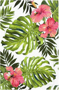Outlet Covers Tropical Plant Green Palm 1 Gang Blank Light Switch Cover Decorative No Device Wall Plate Electrical Switch Plate Covers Dimmer Faceplate for Bedroom Bathroom Decor