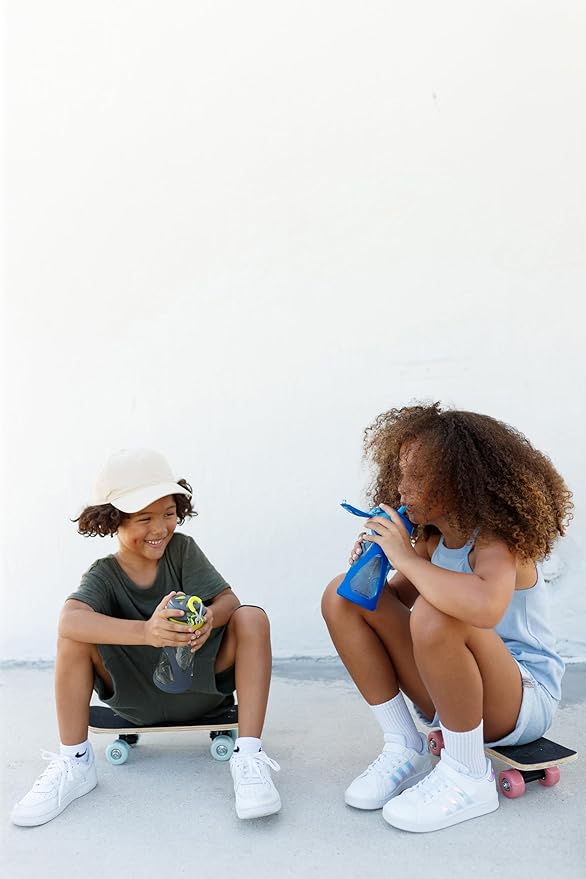 ZULU Torque 2 Pack 16oz Plastic Kids Water Bottle