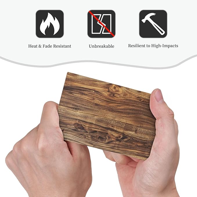 Distressed Wood Brown Wood Texture Light Switch Cover Plate 1 Gang No Device Blank Electrical Wall Plates Faceplate Decorative Switch Plate Covers for Farmhouse Home Decor