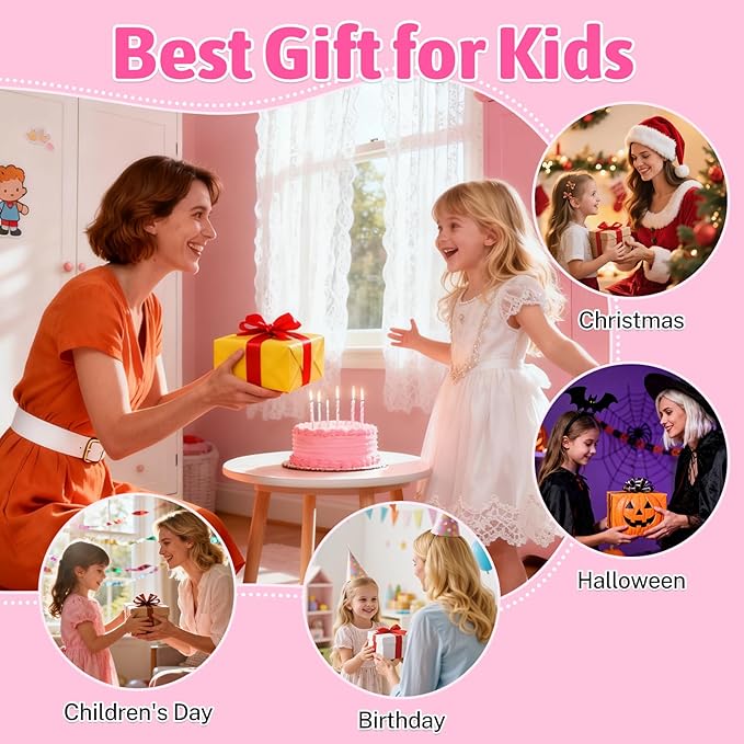 100 Piece Puzzles for Kids Ages 4-6 6-8 8-10, 4-Pack Princess Fairy Mermaid Unicorn Jigsaw Puzzles 100 Pieces Kids Puzzles Ages 3-5 4-6 5-8, Learning Toys Educational Gifts for Girls Boys 15x10 in