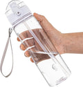 OLDLEY 17oz Kids Water Bottle for School - Motivational With Silicone Straw, Leak-Proof Tritan BPA-Free, Reusable for Girls Boys, Clear