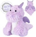 SuzziPals Heatable & Coolable Dragon Plush, Microwavable Heating Pad Stuffed Animal for Soothing & Relaxation, Dragon Gifts for Kids, Cute Plush Toys