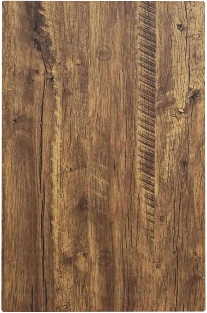 Rustic Brown Wood Distressed Wood Print Light Switch Cover Plate 1 Gang No Device Blank Electrical Wall Plates Faceplate Decorative Switch Plate Covers for Farmhouse Home Decor