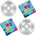 50Pcs 90's Party Paper Plates and Napkins 90's Mix CD Dessert Plates Retro 90s Theme Party Decorations I Love the 90s Tableware Set Serves 25 Guest 1990's Back to the 90 s Birthday Party Supplies