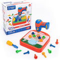Educational Insights Design & Drill ABCs & 123s - Building Construction Toys for Toddlers, Kids Tool Set with Drill Toy, Preschool Learning Activities, Toddler STEM Toys for 3+ Year Old