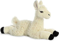 Aurora® Adorable Flopsie™ Llama Stuffed Animal - Used to Create Imaginative Play Adventures - Perfect for Birthdays, Kids and Adults, All Ages - White 12 Inches