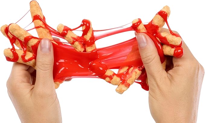 French Fries DIY Slime Kit - Unboxing Ingredients to Make, Smash, and Stretch Your Food Slime, Ages 8+