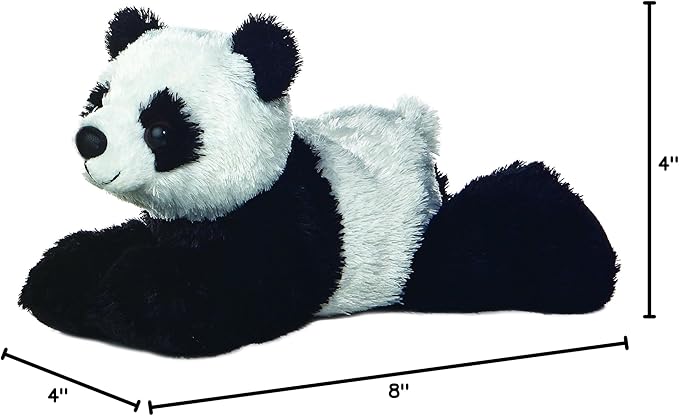 Aurora® Adorable Mini Flopsie™ Mei Mei™ Stuffed Animal - Mini Companions Ready for Playful Adventures - for Kids All Ages, Toddlers, Adults, and Families - White 8 Inches
