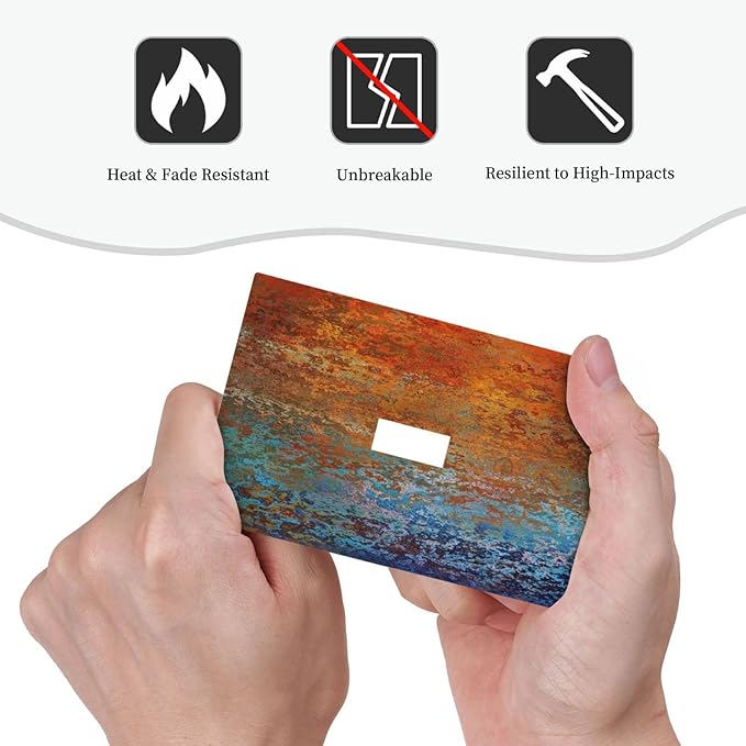 Red/Celestial Blue Rust Colorful Metal Rusty 1 Gang Light Switch Cover Single Toggle Wall Plates Switchplate Covers Decorative for Kitchen Living Room Accessories Decor