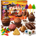 Playz Edible Poo Chocolate & Candy Making Science Kit for Kids Ages 8-12 Years Old - Food Science Chemistry Kid Science Kit with 30 Experiments, Educational Science Kits for Boy & Girls