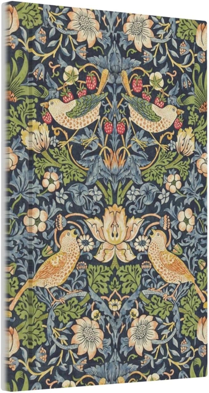 Light Switch Cover Plate Morris Strawberry Thrush Birds Colorful Plants 1 Gang No Device Blank Electrical Wall Plates Faceplate Decorative Switch Plate For Bed Room Living Room Decor
