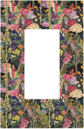 Dreamy Tropical Rainforest Colorful Mushroom Wildflower Decorative Outlet Covers 1 Gang Single Rocker Light Switch Cover Plate Wall Plates GFCI Faceplate for Farmhouse Kids Room Decor
