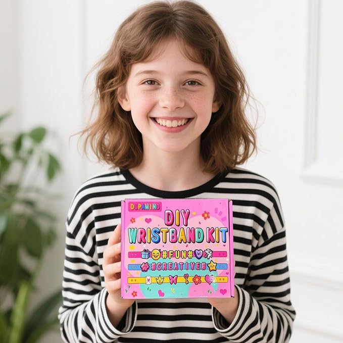 Art & Craft Kits for Kids, Birthday Gifts Friendship Bracelet Making Kit for Girls, DIY Jewelry Making Kit, Girls Present for Ages 5-12, Toys for Age 5, 6, 7, 8, 9, 10, 11, 12 Years Old