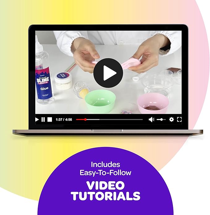 Slime Making Kit for Kids - 7 8 9 10 11 12 Year Old Girl Gifts - Arts and Crafts for Kids Ages 8-12 - Girls Birthday Gift Ideas Age 8-10 Years - Activities DIY Kits - Toys for Kids, Tween, Teens