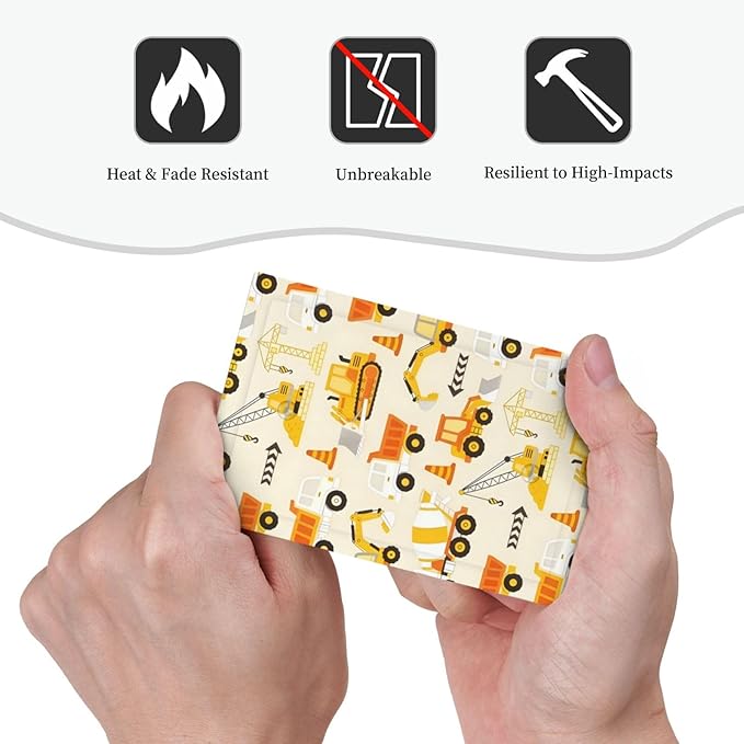 Decorative Light Switch Cover Plate Construction Vehicle Yellow Trucks Diggers 1 Gang No Device Single Blank Outlet Covers Wall Plates for Electrical Outlets Faceplate for Home Decor