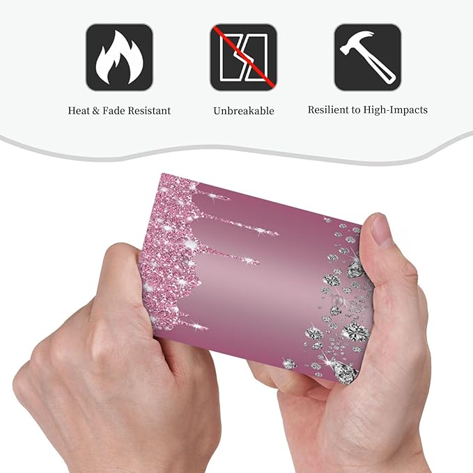 Switch Plates Sparkling Diamonds Pink Silver Glitter Drops 1 Gang Light Switch Cover No Device Wall Plate Decorative Blank Switchplate Electrical Faceplate for Bathroom Home Art Panel Decor