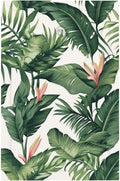 Tropical Leaf Jungle Botanical Palm Tree Greenery Floral Light Switch Cover Plate 1 Gang No Device Blank Electrical Wall Plates Faceplate Decorative Switch Plate for Bedroom Living Room Decor