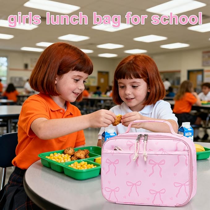LOIDOU Lunch Box for Kids Boys Girls Insulated Lunch Bag Thermal Meal Tote Reusable Lunch Pail Bags for School Travel