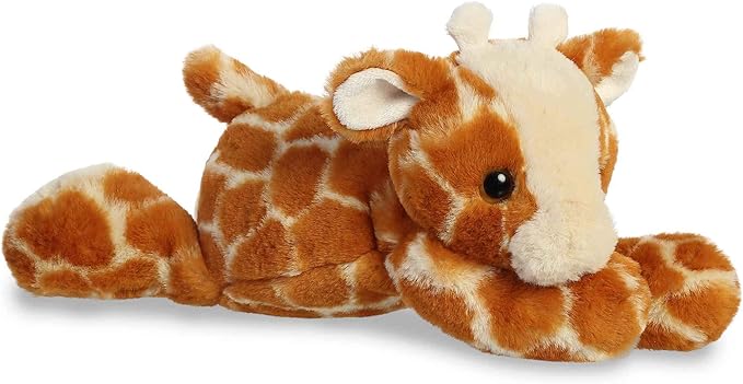Aurora® Adorable Flopsie™ Gio Giraffe™ Stuffed Animal - Used to Create Imaginative Play Adventures - Perfect for Birthdays, Kids and Adults, All Ages - Orange 12 Inches