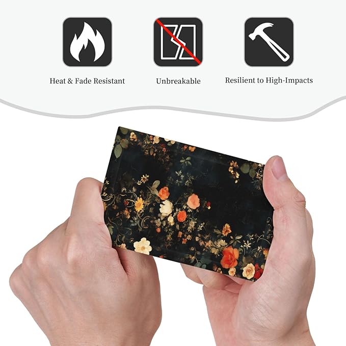 Vintage Orange Pink Black Roses Floral Flower Light Switch Cover Plate 1 Gang No Device Blank Electrical Wall Plates Faceplate Decorative Switch Plate Covers for Farmhouse Bedroom Decor