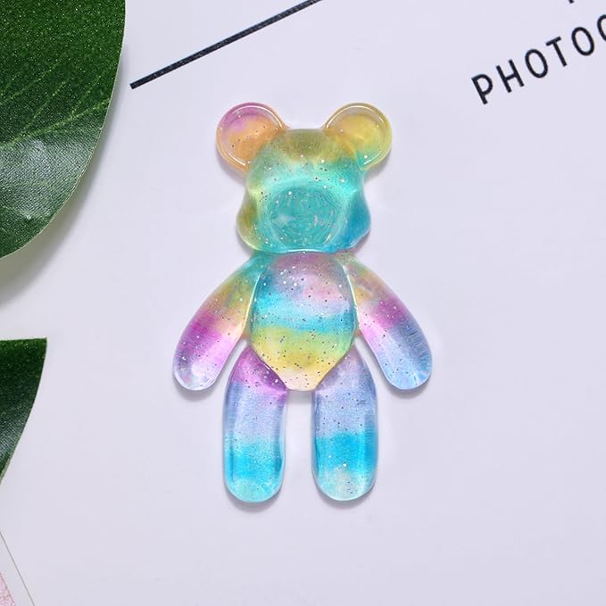 Aesnefe Pocket Bear Hug, Anxiety Relief Gifts, Mental Health Positivity Gift for Men Women, Autism Fidget Gifts, Surgery Worry Gift, Thoughtful Present for School Anxiet, Rainbow Blue