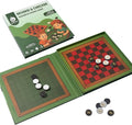 2-in-1 Checkers & Reversi Board Game | Magnetic Travel Games for Kids 8-12 | Plane Activities for Kids Ages 8-12 | Foldable Magnetic Checkers & Travel Activities