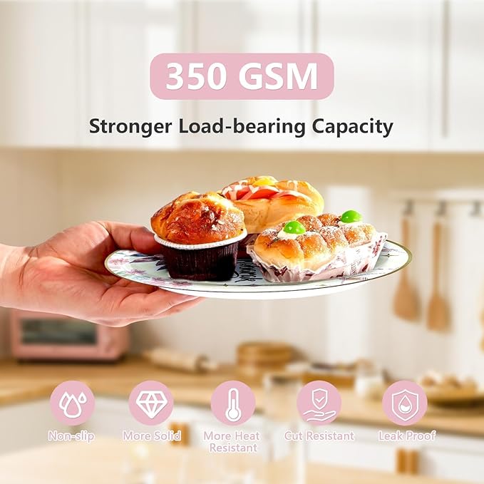 168Pcs Eid Ramadan Decorations for Home Pink Watercolor Flower Lantern Moon Plates and Napkins Cups Islamic Mubarak Decor Tableware Set for Eid al-Fitr al-Adha Festival Home Party Supplies Serves 24