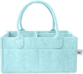 Mr. Pen- Baby Diaper Caddy Organizer, Light Blue, Nursery Storage Bin and Car Organizer for Diapers and Baby Wipes