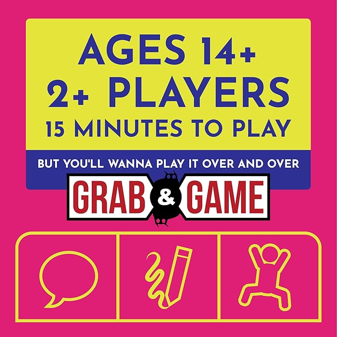 Exploding Kittens Why are You Like This? Date Night Edition Grab & Game, 2+ Players - Ages 14+ - 15 Minutes to Play - Talking, Drawing, & Gesturing Guessing - for Party, Family, Couples