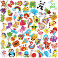 GWAHSA 60pcs 5D Diamond Art Stickers Arts and Crafts Creative Gem Art Paint by Number Kits for Kids Ages 4-6 6-8 8-12 Boys Girls DIY Mosaic Stickers Toys for Birthday Party Halloween Christmas Gifts