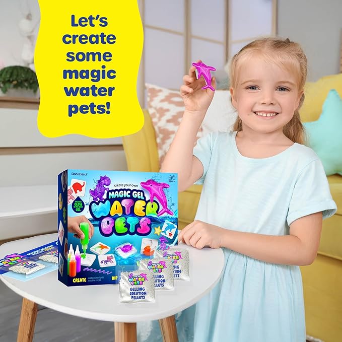 Aqua Fairy Water Pets Solution Refill - 3 Pack Magic Elf Toy Powder Kit - Optimized Solution for DIY Squishy Maker Set - Make Your Own Squishes Toys Craft - Compatible with Most Water Gel Kits